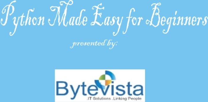 Python Tutorial by Bytevista image